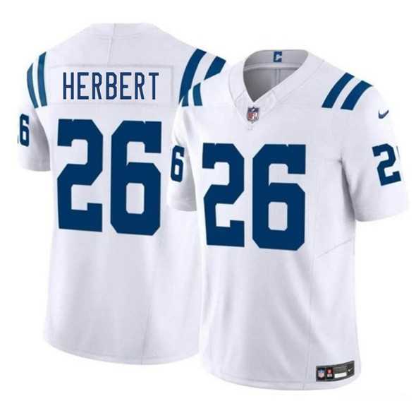 Men & Women & Youth Indianapolis Colts #26 Khalil Herbert White 2025 F.U.S.E. Vapor Limited Stitched Jersey,We sell and wholesale Men & Women & Youth Indianapolis Colts #26 Khalil Herbert White 2025 F.U.S.E. Vapor Limited Stitched Jersey on line form chian!
